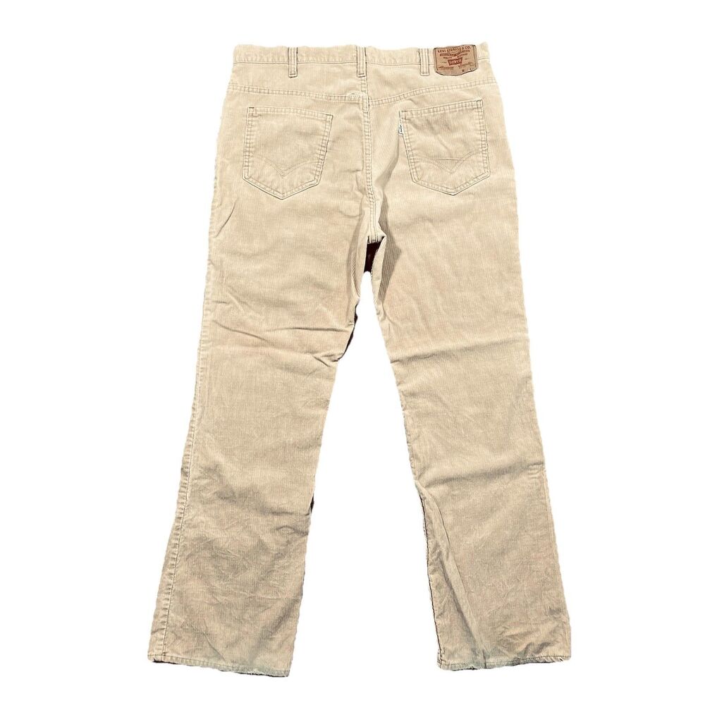 Levi’s Corduroy Pants 36x31 Beige 80s USA Made Straight Leg